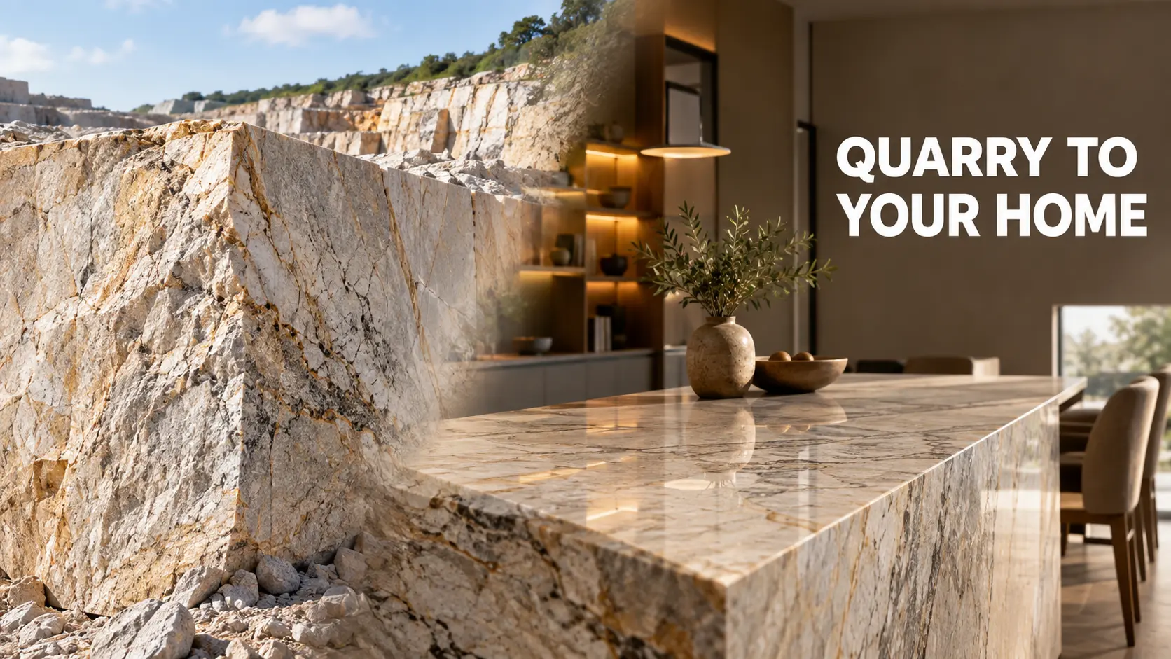 The Journey of Natural Stone – From Quarry to Your Home
