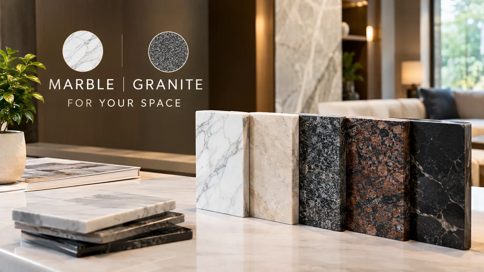 How to Choose the Right Marble or Granite for Your Space