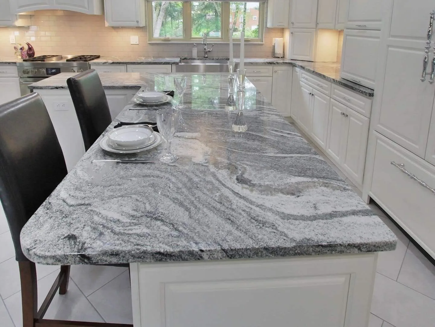 viscount white granite