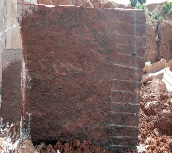 Red Multi Granite Blocks
