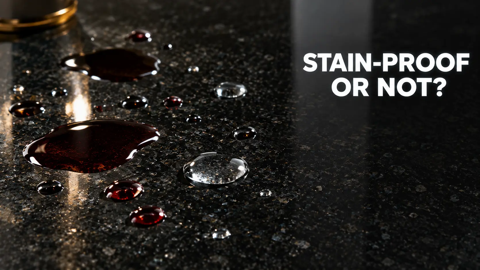 Is Absolute Black Granite Really Stain-Proof? Find Out