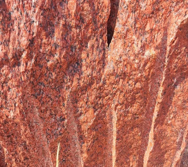 Imperial Red Rough Granite Blocks