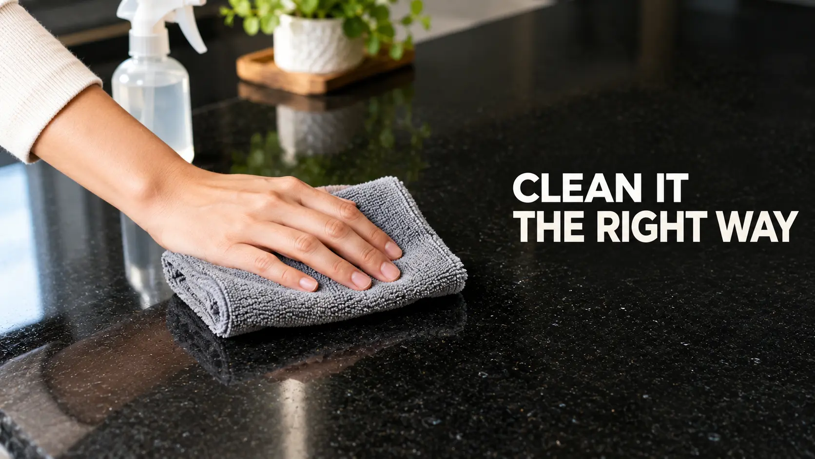 How to Clean Absolute Black Granite Without Damaging the Finish