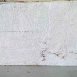 Large cristallo quartzite stone slab