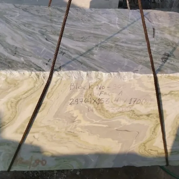 Large block of Himalayan onyx marble stone