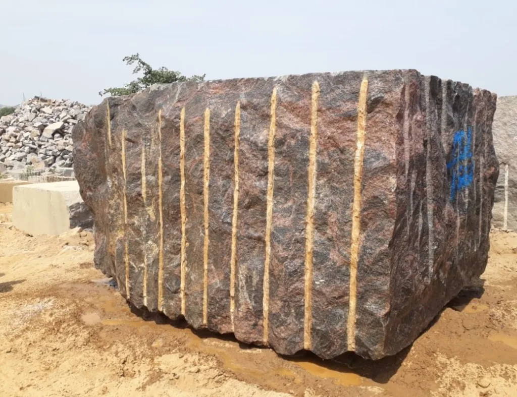 Indian Aurora Granite Blocks