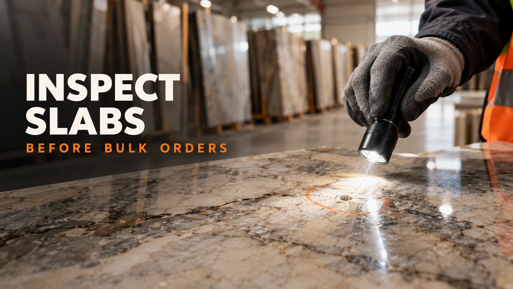 How to Inspect Natural Stone Slabs Before Bulk Orders