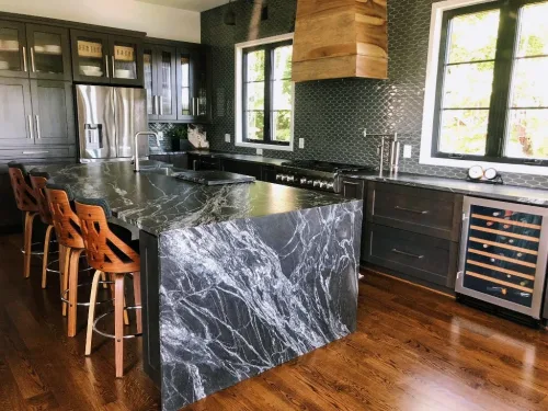 black forest/silver waves granite